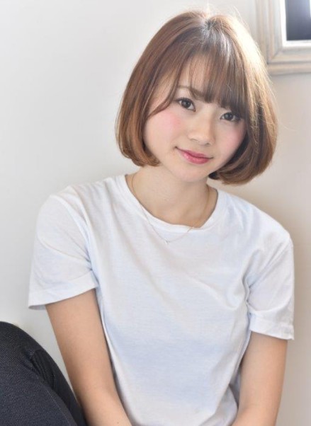 比留川游風 ナチュラルボブスタイル 名古屋の美容室 Buddy Hair バディヘア