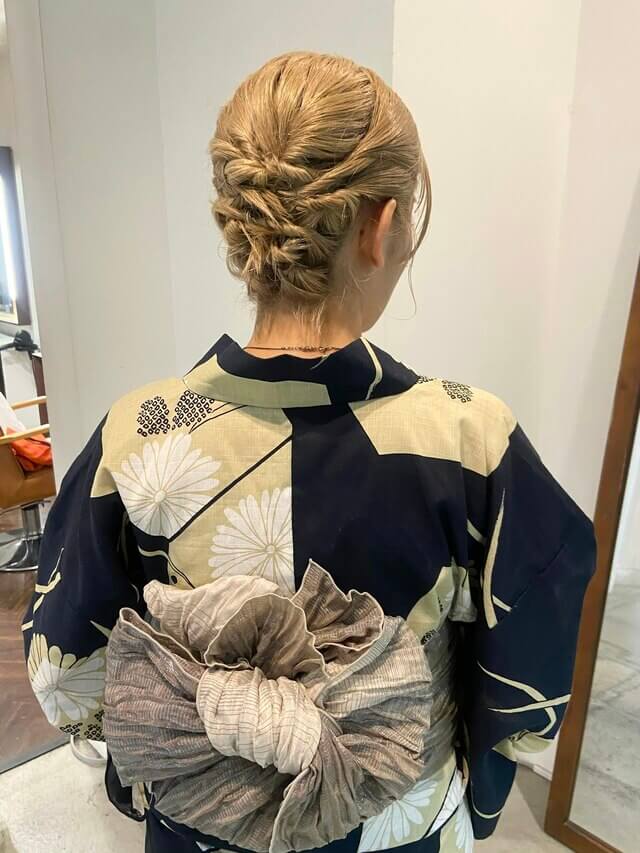 浴衣ヘアセット